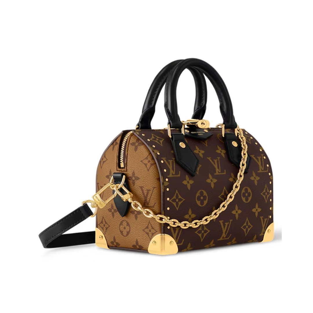 Louis Vuitton Speedy Trunk bag in Monogram canvas 20 cm - Image 3