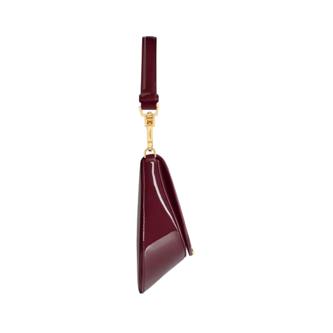 Saint Laurent Voltaire Mini Bag in Smooth Burgundy Leather 17.5cm - Image 3