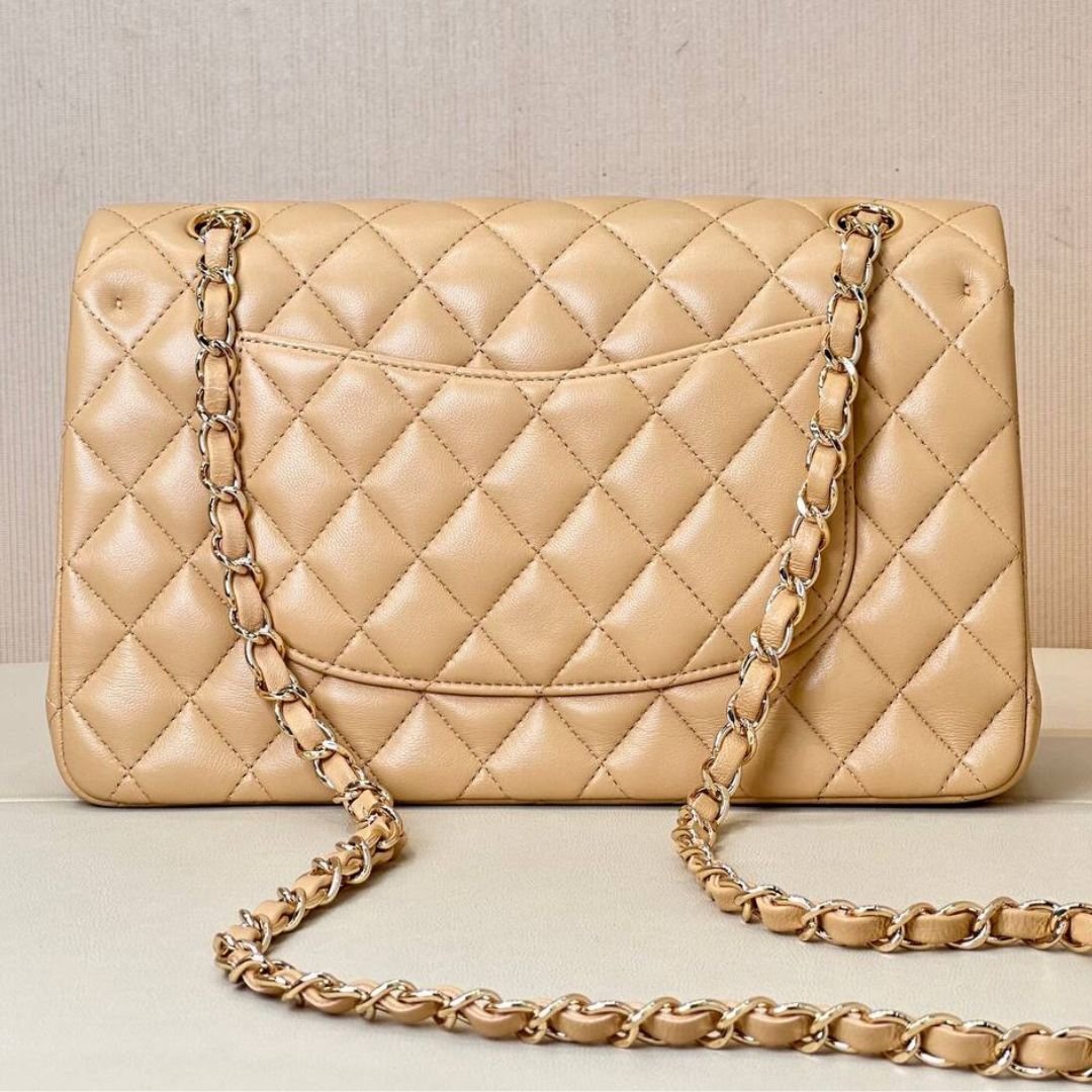 Chanel 11.12 Double Flap beige clair Jumbo bag 30 cm - Image 2