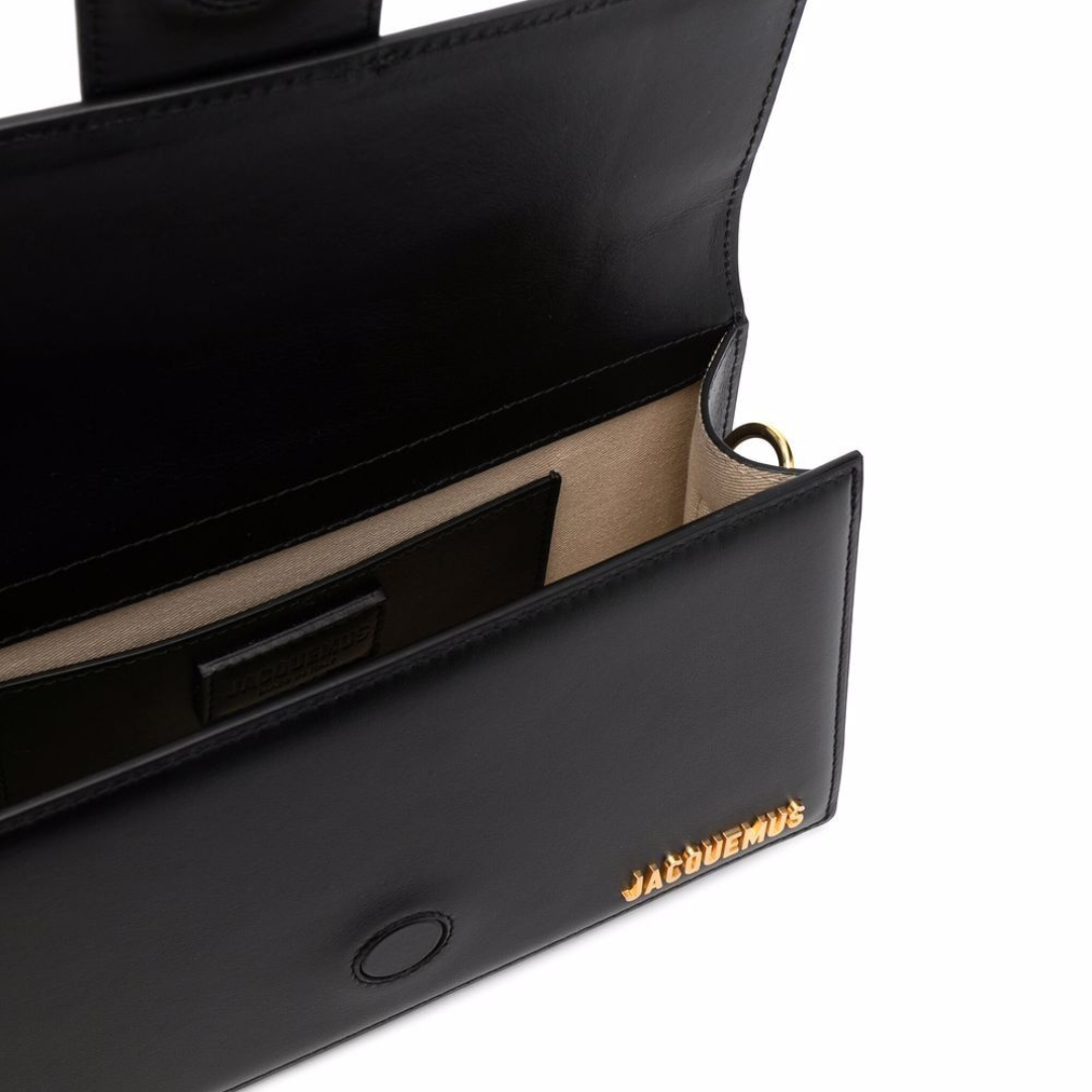 Jacquemus Le Grand Bambino Bag in Black Leather 23.5 cm - Image 3