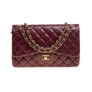 Chanel 11.12 Double Flap Burgundy Jumbo bag 30 cm