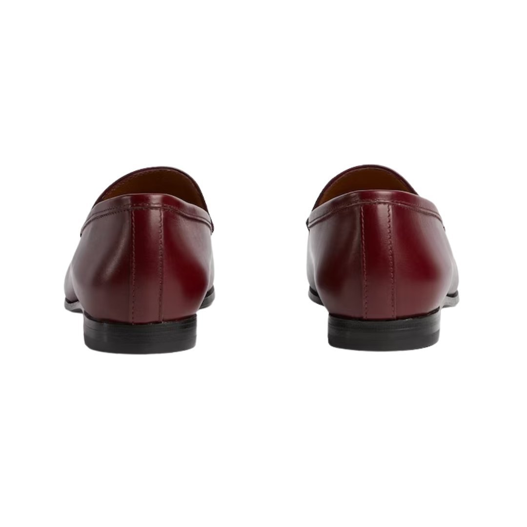 Gucci Jordaan loafers in cherry red leather - Image 3