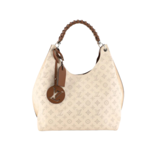 Louis Vuitton Carmel Bag in Cream Mahina Leather 30cm