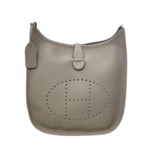 Hermès Evelyne III 29 bag in dark gray Taurillon leather