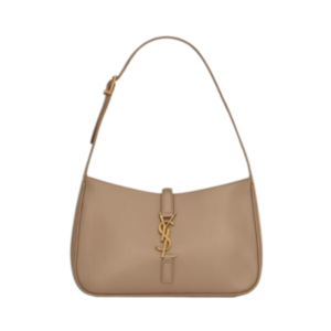 Saint Laurent Le 5 À 7 Hobo bag in beige smooth leather 23 cm