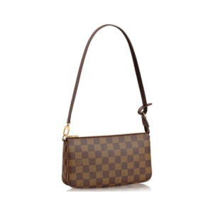 Louis Vuitton Pochette Accessoires bag in brown Damier Ebene canvas 23.5 cm