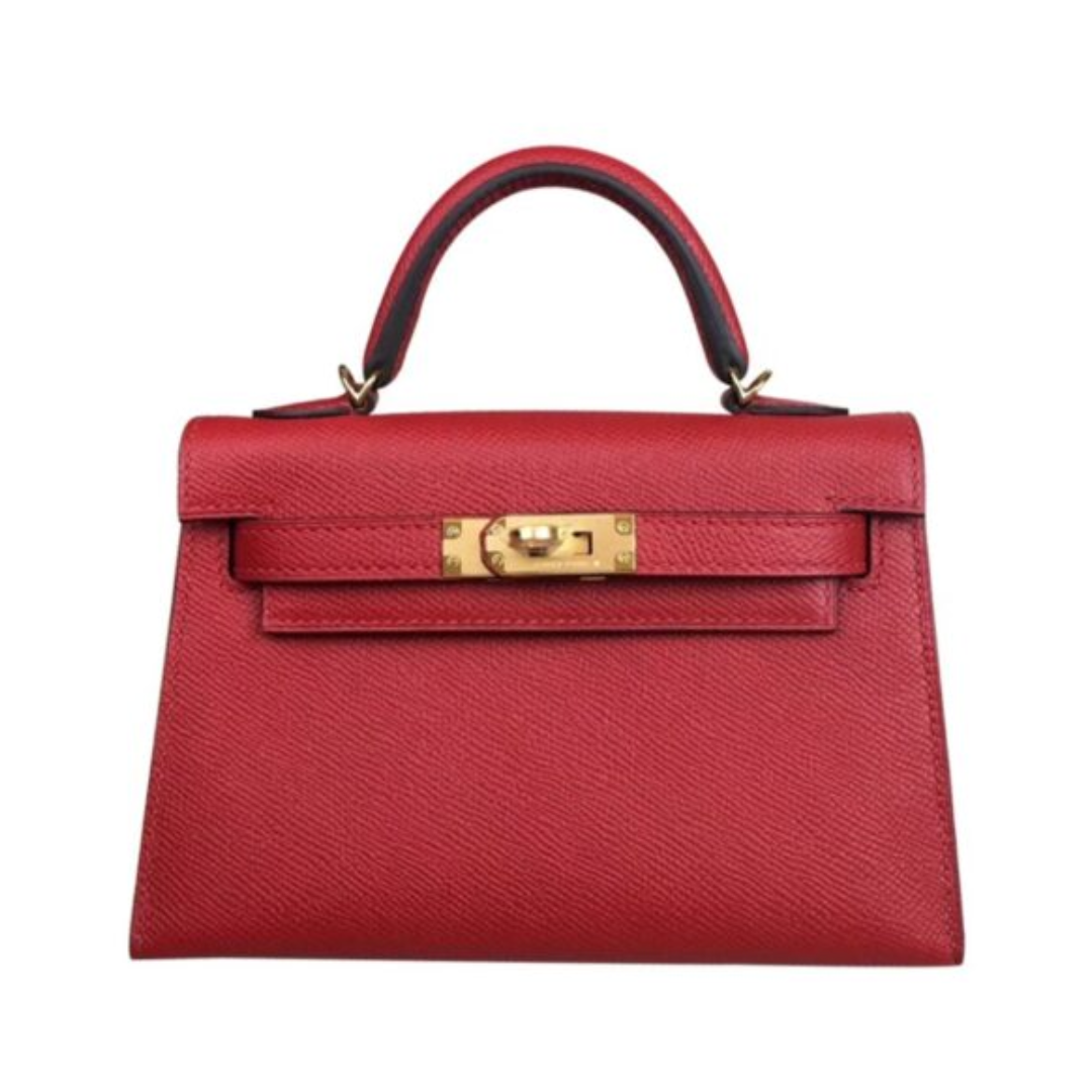 Hermès Kelly 20 Bag in Red Epsom Leather