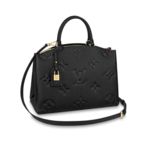 Louis Vuitton Grand Palais bag in black Monogram Empreinte leather 34 cm