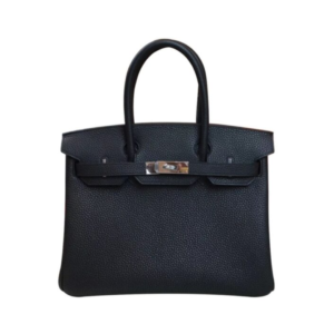 Hermès Birkin 30 Bag in Black Togo Leather