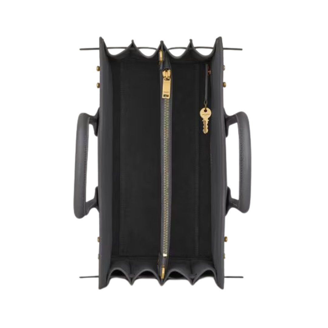 Saint Laurent Sac de Jour Small Bag in Grey Hammered Leather 32cm - Image 4