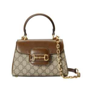 Gucci Horsebit 1955 mini brown bag 22 cm