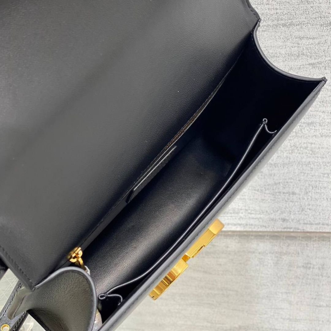 Dior 30 Montaigne bag in black leather 24 cm - Image 6