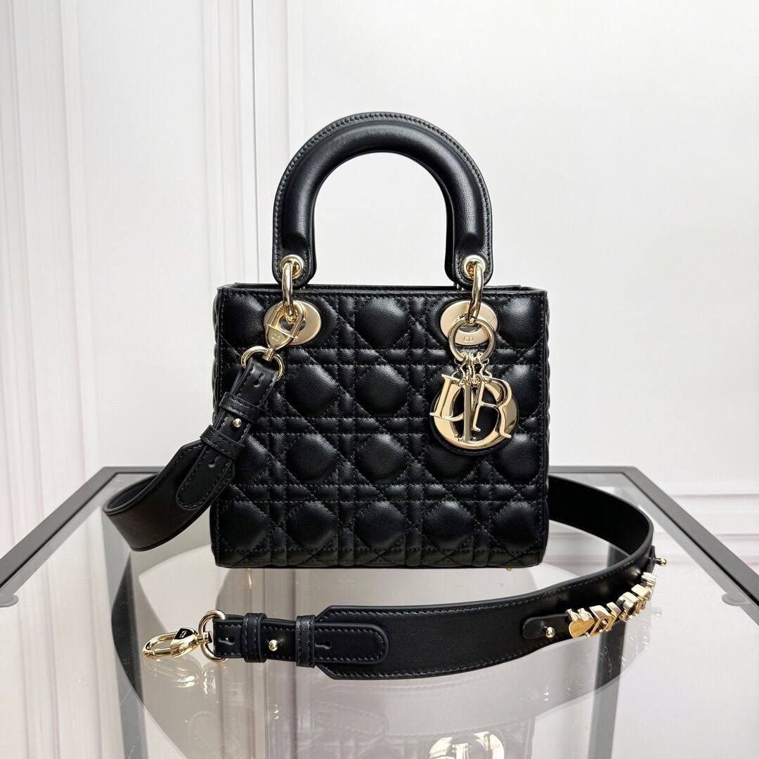 Lady Dior My ABCDior bag black 20 cm - Image 5