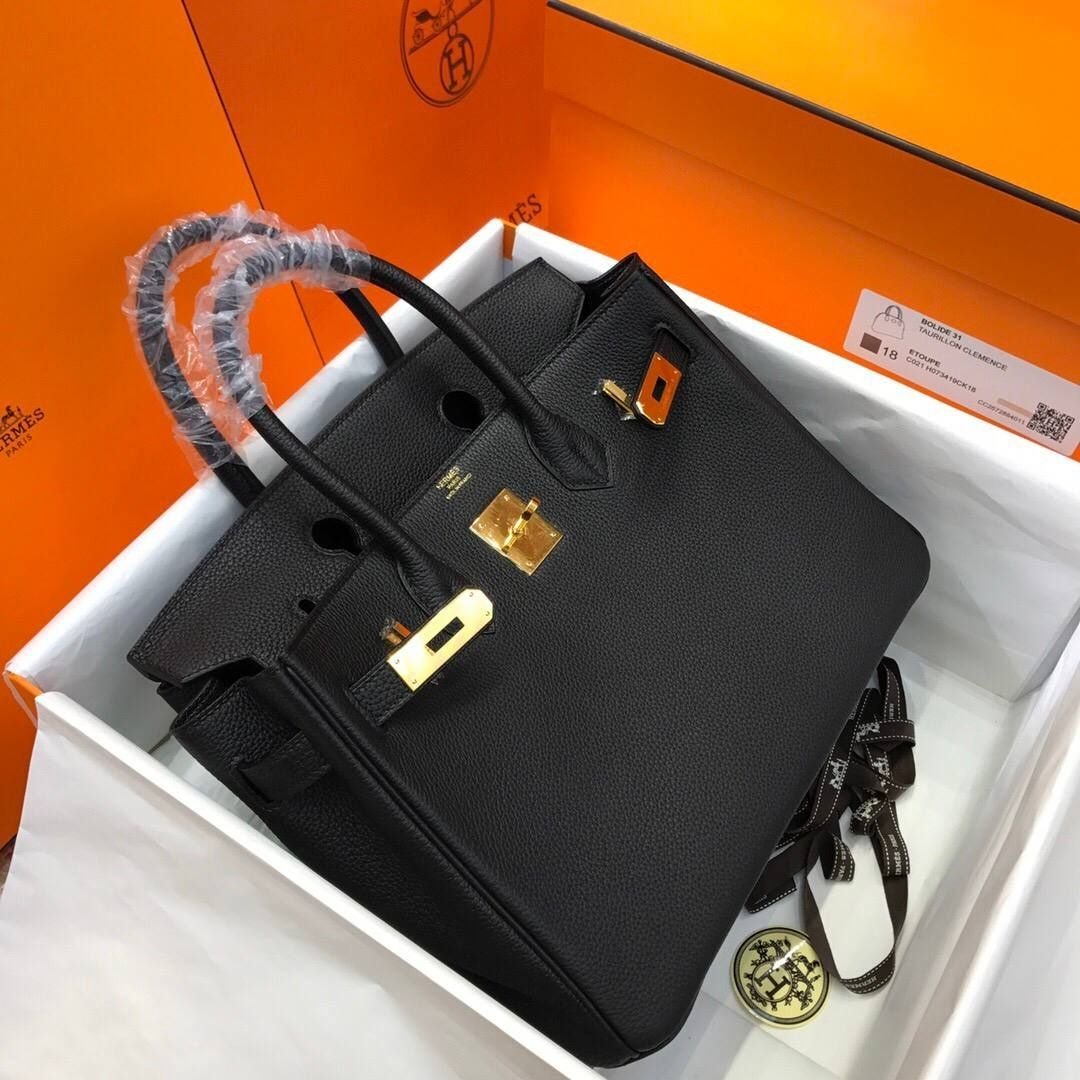 Hermès Birkin 35 Bag in Black Epsom Leather - Image 4
