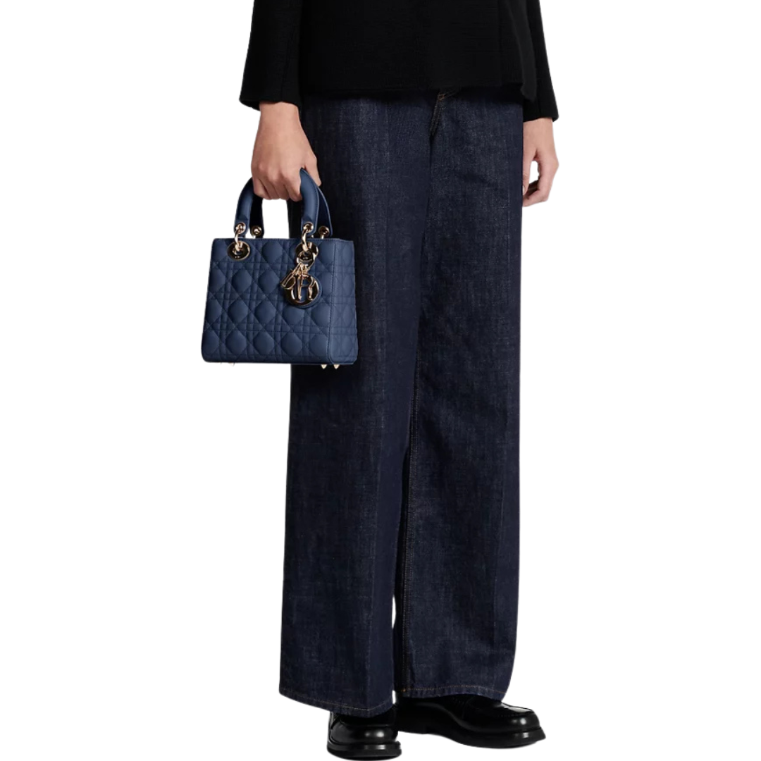 Lady Dior My ABCDior blue 20 cm bag - Image 4