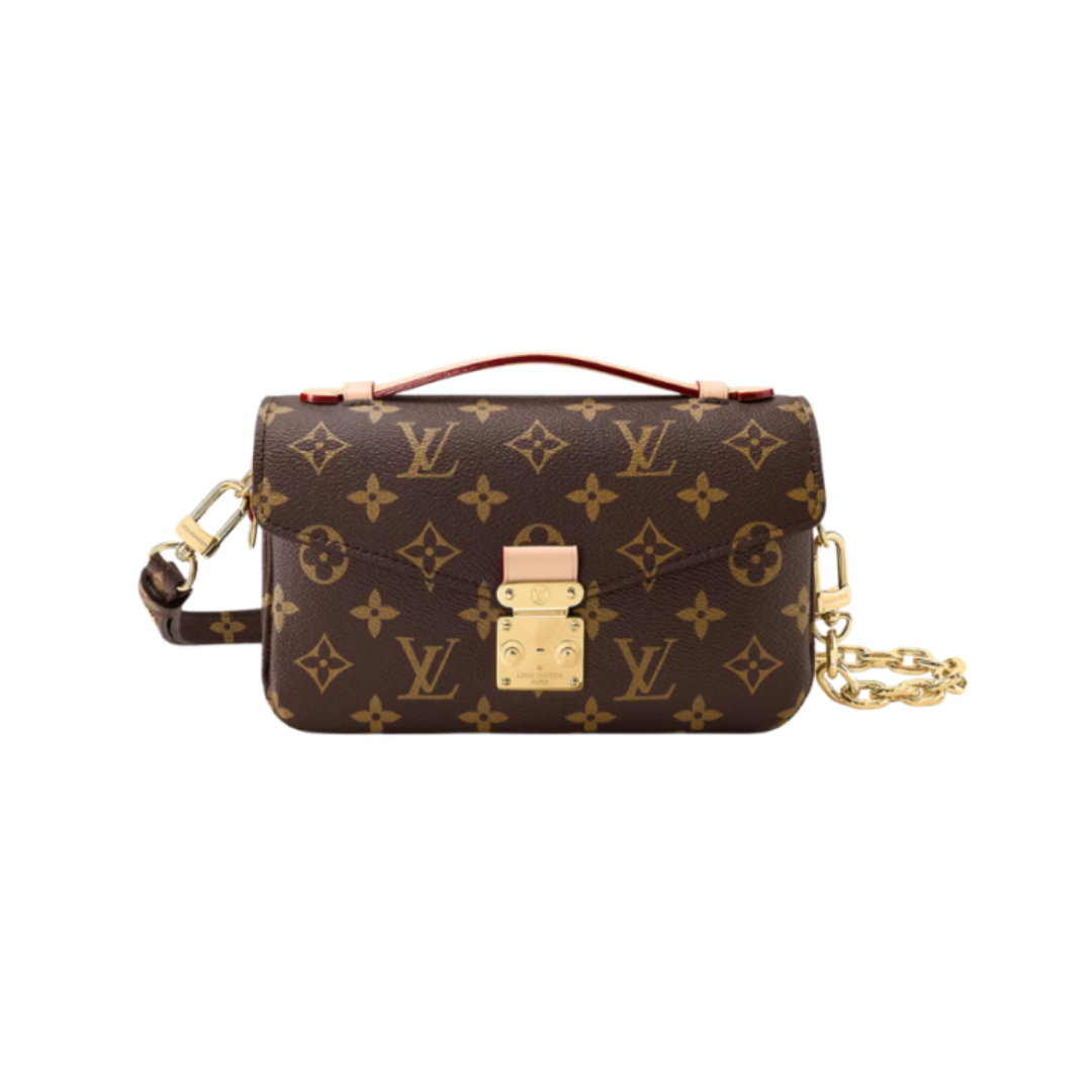 Louis Vuitton Pochette Métis East West bag in brown Monogram canvas 21 cm