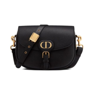 Dior Bobby bag in black leather 22 cm