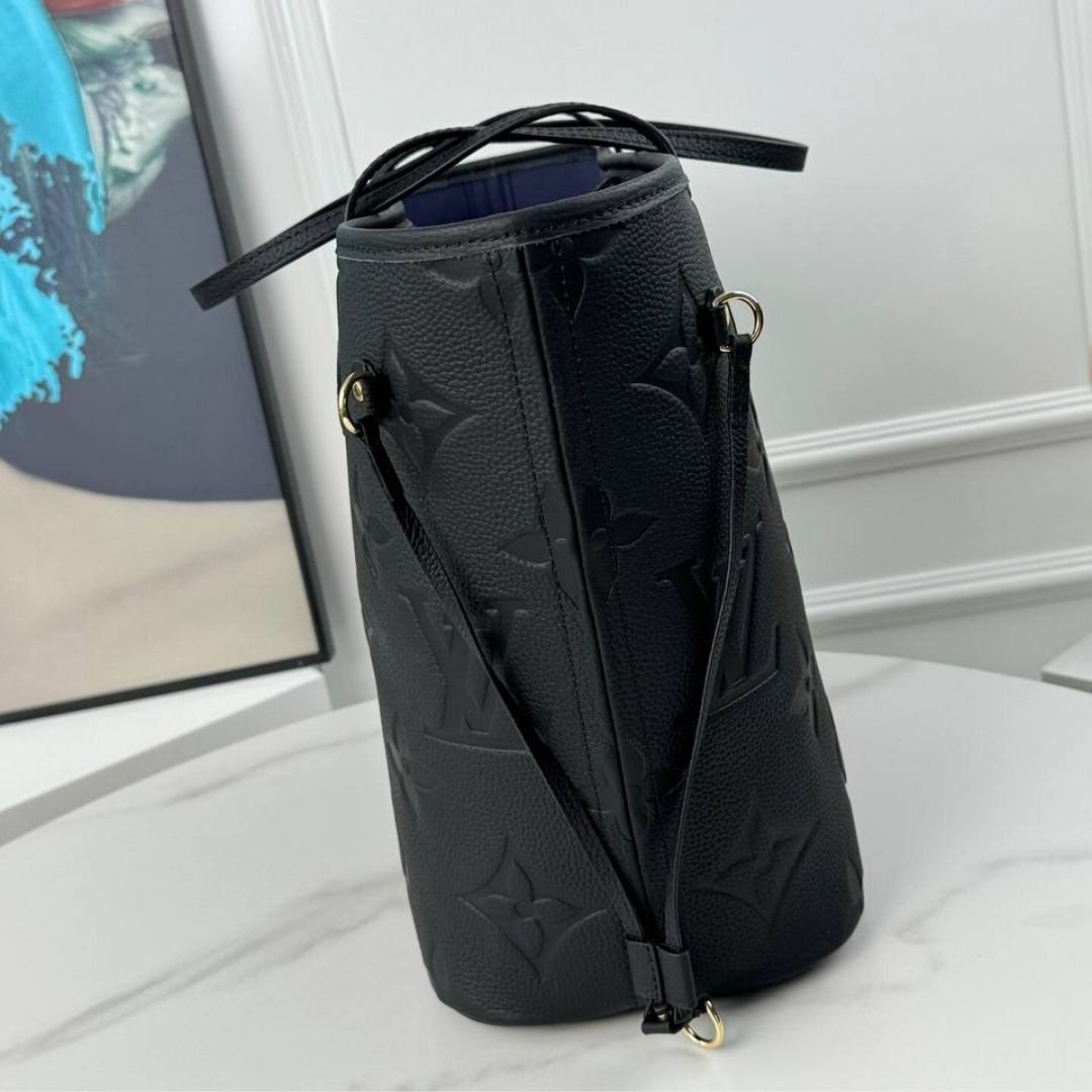 Louis Vuitton Neverfull MM Monogram Empreinte bag black 32 cm - Image 2