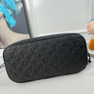Louis Vuitton Neverfull MM Monogram Empreinte bag black 32 cm
