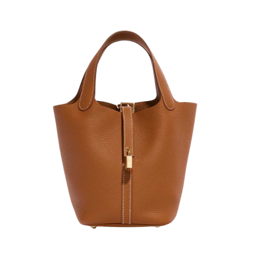 Hermès Picotin Lock Bag in Brown Togo Leather 18cm