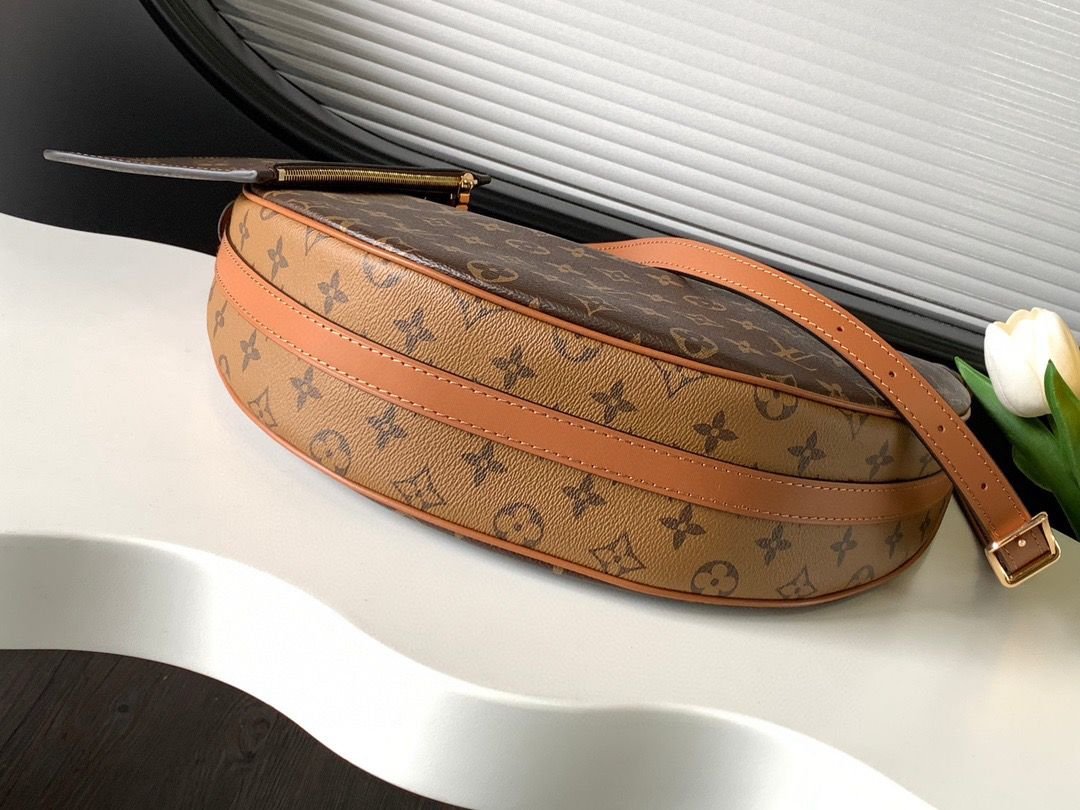 Louis Vuitton Loop Hobo Bag in Brown Monogram Canvas 38 cm - Image 4