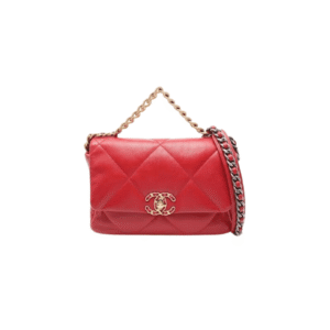 Chanel 19 red bag 30 cm