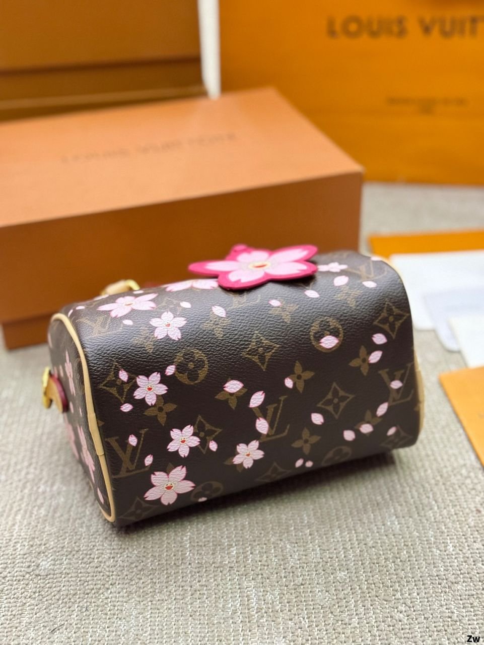 Louis Vuitton Speedy Bandoulière x Takashi Murakami Cherry Blossom 25 cm bag - Image 5
