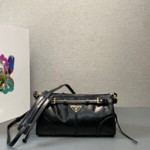 Prada Bonnie small leather shoulder bag