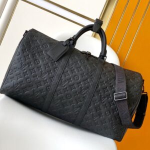 Louis Vuitton Keepall Bandouliere Monogram Empreinte 50 cm