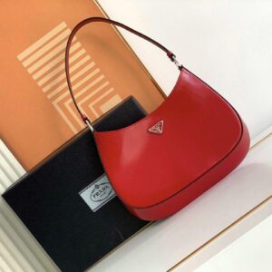 Prada Cleo bag in red patent leather 27 cm
