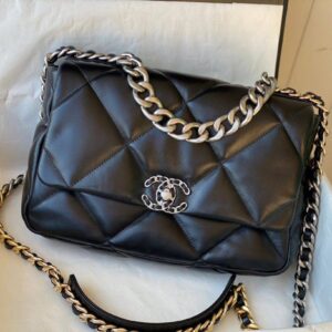 Chanel 19 Medium Black Bag 30cm