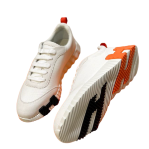 Hermès Bouncing Sneakers in White Technical Fabric