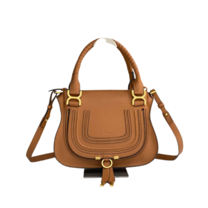 Chloé Marcie-genarbtem Braun 36 cm