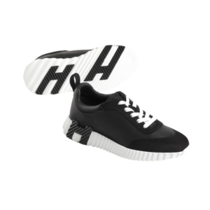 Hermès Bouncing Sneakers in Black Technical Fabric