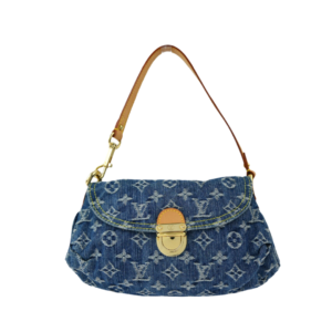 Louis Vuitton Mini Pleaty bag in Monogram Denim 26 cm