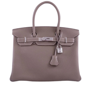 Hermès Birkin 30 Bag in Etoupe Togo Leather