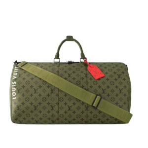 Louis Vuitton Keepall Bandoulière 55 Monogram Titanium Green 45 cm