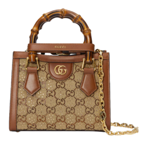 Gucci Diana Mini Tote Bag in GG Supreme 2