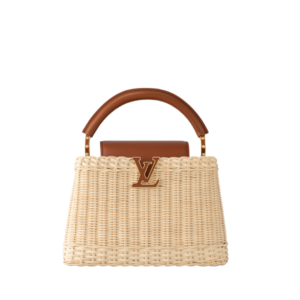 Louis Vuitton Petite Malle East West Bag in Beige Epi Leather